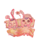 Pink Phang Phang - what what what！！（個別スタンプ：5）