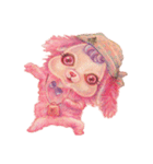 Pink Phang Phang - what what what！！（個別スタンプ：7）