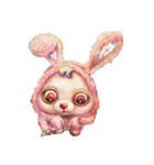 Pink Phang Phang - what what what！！（個別スタンプ：16）