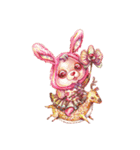 Pink Phang Phang - what what what！！（個別スタンプ：17）
