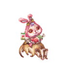 Pink Phang Phang - what what what！！（個別スタンプ：20）