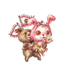 Pink Phang Phang - what what what！！（個別スタンプ：23）