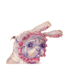 Pink Phang Phang - what what what！！（個別スタンプ：33）