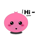 QQ Pink Circle（個別スタンプ：1）