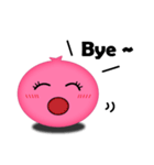 QQ Pink Circle（個別スタンプ：5）
