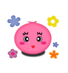 QQ Pink Circle（個別スタンプ：9）