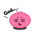 QQ Pink Circle（個別スタンプ：11）