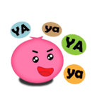 QQ Pink Circle（個別スタンプ：18）