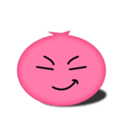 QQ Pink Circle（個別スタンプ：19）