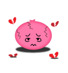 QQ Pink Circle（個別スタンプ：21）