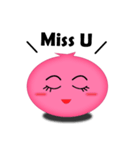 QQ Pink Circle（個別スタンプ：22）