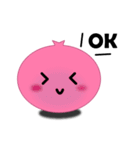 QQ Pink Circle（個別スタンプ：24）