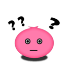 QQ Pink Circle（個別スタンプ：25）