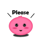 QQ Pink Circle（個別スタンプ：27）
