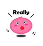 QQ Pink Circle（個別スタンプ：28）