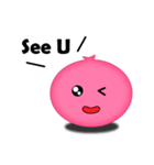 QQ Pink Circle（個別スタンプ：29）
