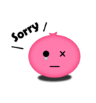 QQ Pink Circle（個別スタンプ：32）