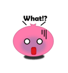 QQ Pink Circle（個別スタンプ：36）