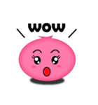 QQ Pink Circle（個別スタンプ：37）