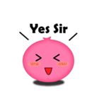 QQ Pink Circle（個別スタンプ：39）