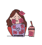 Goofy Girl , EMMA ＆ BANA（個別スタンプ：4）