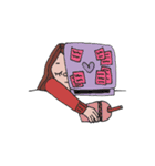 Goofy Girl , EMMA ＆ BANA（個別スタンプ：5）