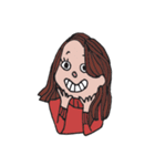 Goofy Girl , EMMA ＆ BANA（個別スタンプ：6）