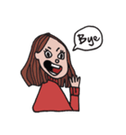 Goofy Girl , EMMA ＆ BANA（個別スタンプ：7）