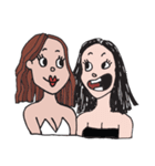 Goofy Girl , EMMA ＆ BANA（個別スタンプ：21）