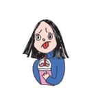 Goofy Girl , EMMA ＆ BANA（個別スタンプ：26）