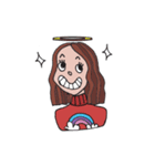 Goofy Girl , EMMA ＆ BANA（個別スタンプ：28）