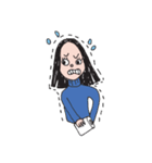 Goofy Girl , EMMA ＆ BANA（個別スタンプ：33）