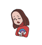 Goofy Girl , EMMA ＆ BANA（個別スタンプ：34）
