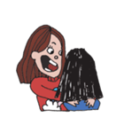 Goofy Girl , EMMA ＆ BANA（個別スタンプ：38）