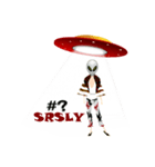 Alien Contact TextSpeak（個別スタンプ：6）