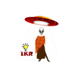Alien Contact TextSpeak（個別スタンプ：10）