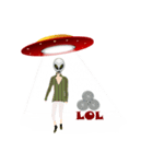 Alien Contact TextSpeak（個別スタンプ：11）