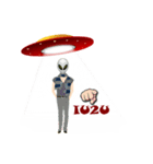Alien Contact TextSpeak（個別スタンプ：13）