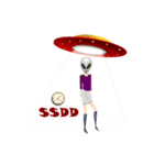 Alien Contact TextSpeak（個別スタンプ：16）