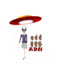 Alien Contact TextSpeak（個別スタンプ：23）