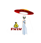 Alien Contact TextSpeak（個別スタンプ：24）