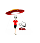 Alien Contact TextSpeak（個別スタンプ：27）