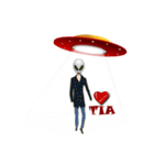 Alien Contact TextSpeak（個別スタンプ：30）