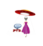 Alien Contact TextSpeak（個別スタンプ：32）