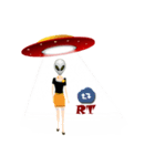 Alien Contact TextSpeak（個別スタンプ：33）
