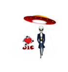Alien Contact TextSpeak（個別スタンプ：36）