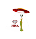 Alien Contact TextSpeak（個別スタンプ：38）