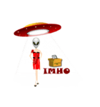 Alien Contact TextSpeak（個別スタンプ：39）