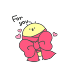 のんびりひよこのスタンプ（個別スタンプ：15）