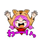 広島の鳩男と鹿娘（個別スタンプ：3）